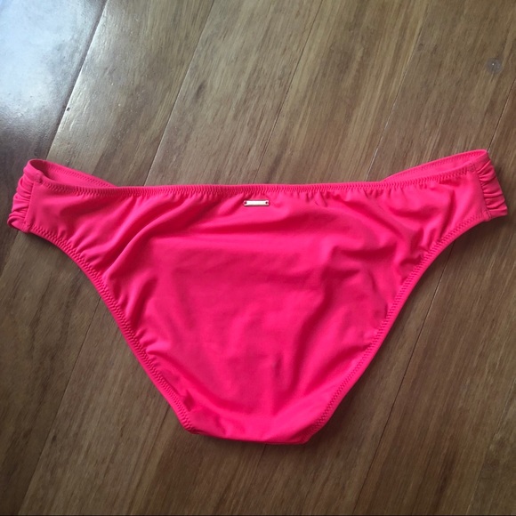 NWT VS Knockout Bikini Bottom Bright Pink / Coral - Picture 2 of 7